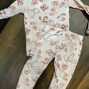 Carter's Pink Floral Kids Pajama Set